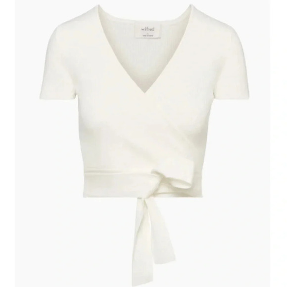 Wilfred Sweaters - Wilfred Cream V-Neck Sweater